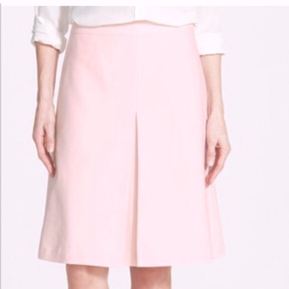 Vince Camuto Front Pleat Light Pink Skirt, size 6P, lined, EUC - Picture 2 of 6